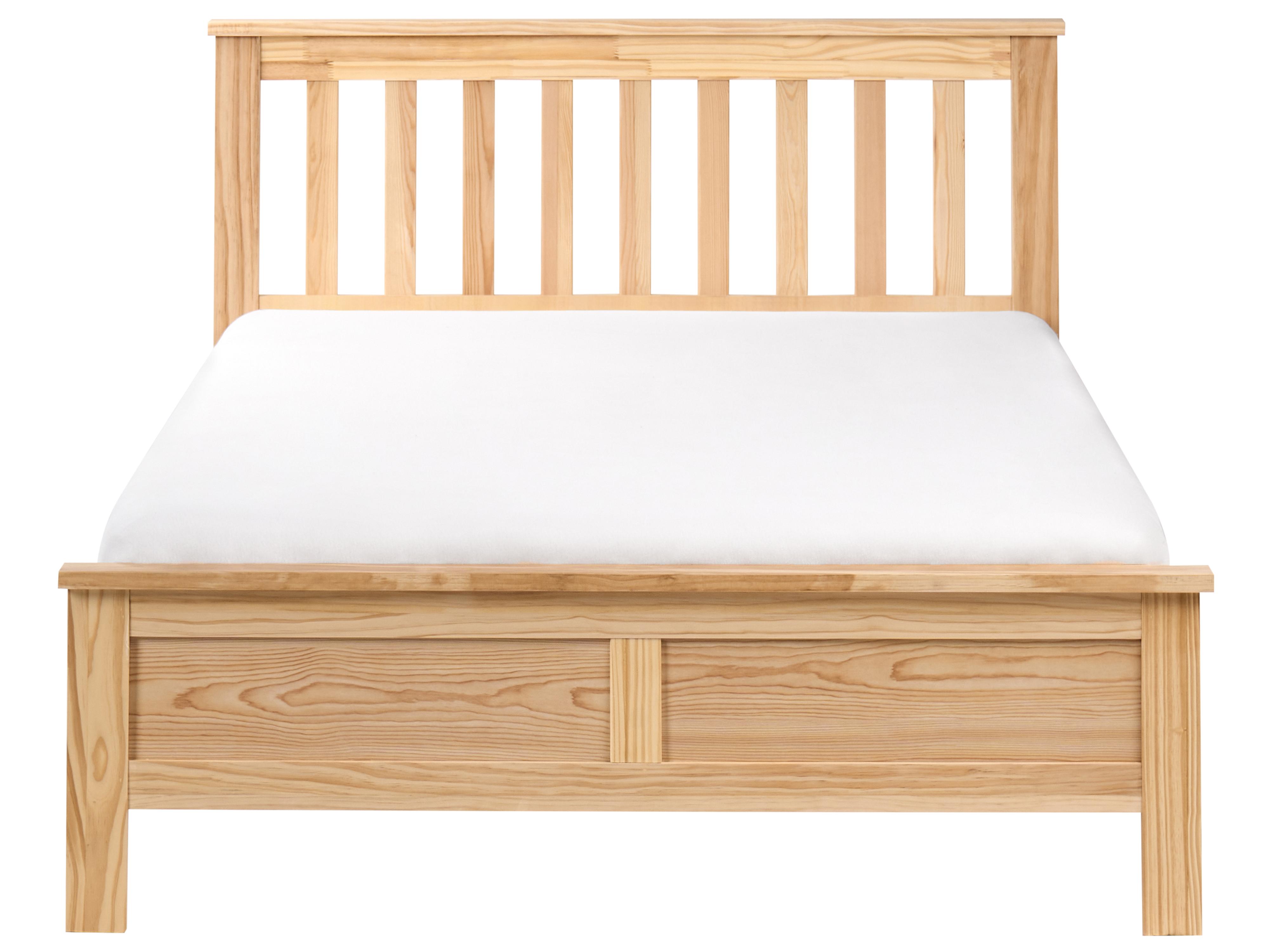 Bed Dennenhout MAYENNE 120 x 200 cm Lichtbruin