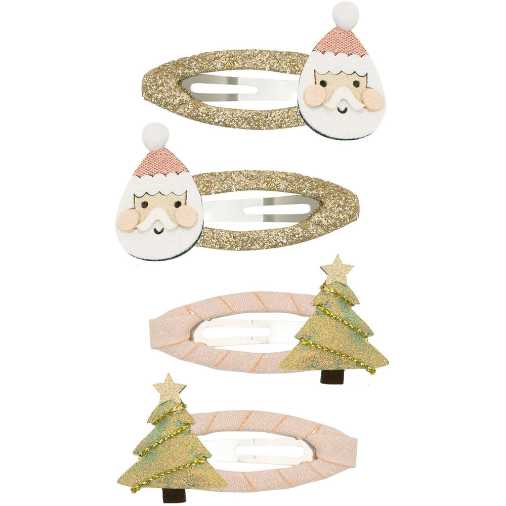 Køb Mimi & Lula 4 Hårspænder - Santa & Tree Christmas