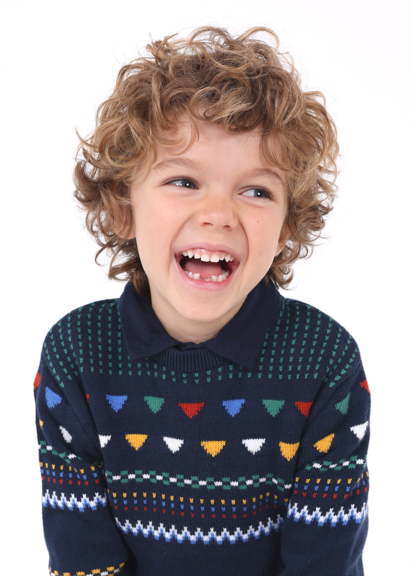 Suéter jacquard infantil