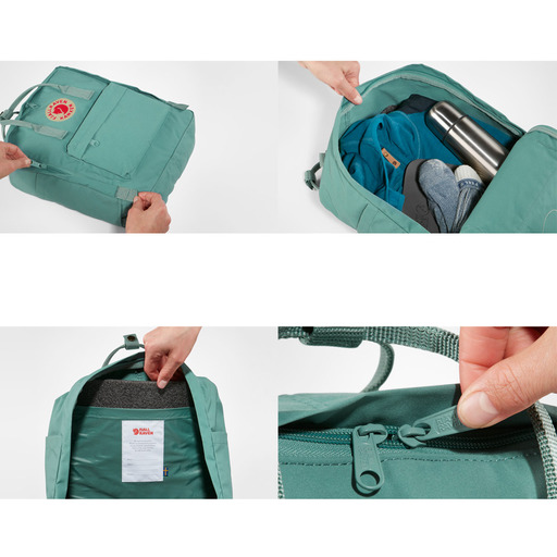 Mochila esportiva Fjallraven Kanken, unissex adulto, verde menta, tamanho único