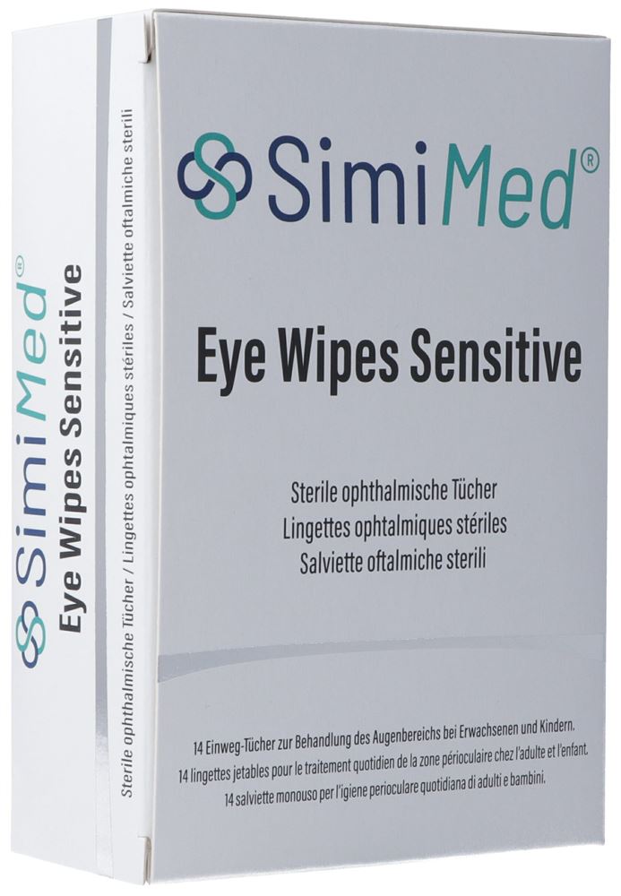 SIMIMED Eye Wipes Sensitive Btl 14 Stk