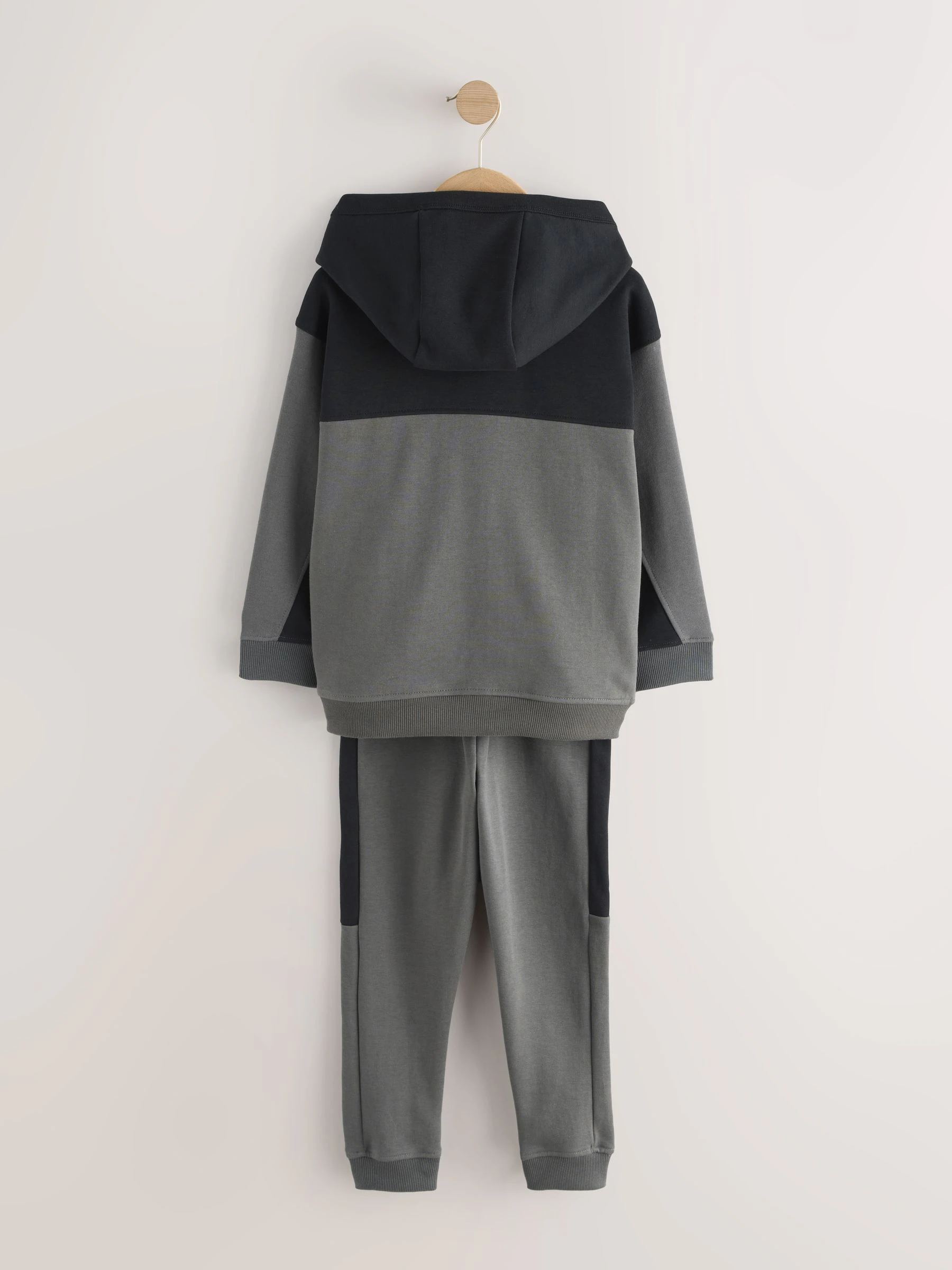 Antraciet - Tech Sportswear Hoodie and Joggers Set