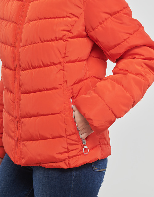 Only - ONLNEWELLAN QUILTED HOOD JACKET CC OTW - Rouge