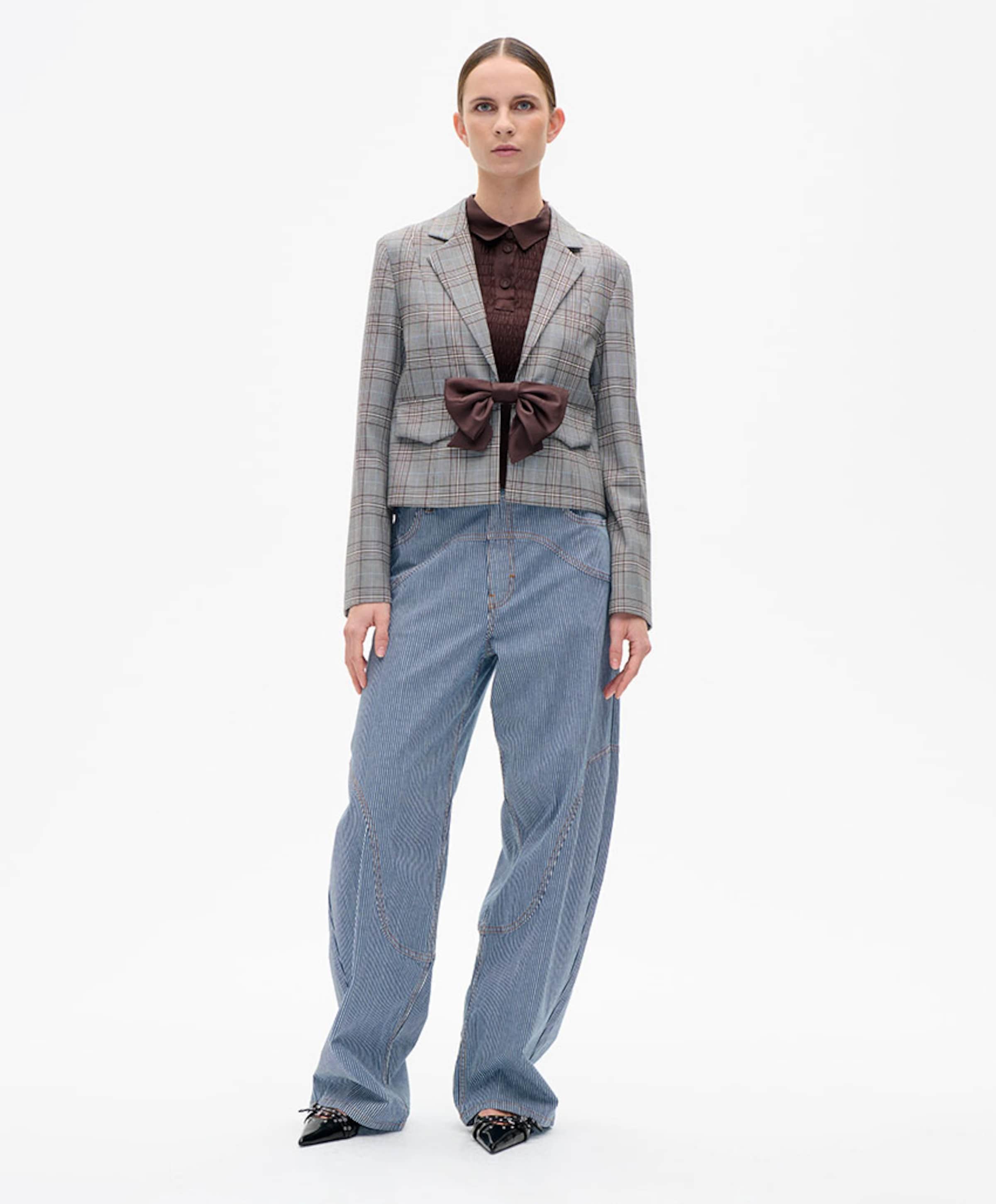 Baum und Pferdgarten Dames blazer grijs