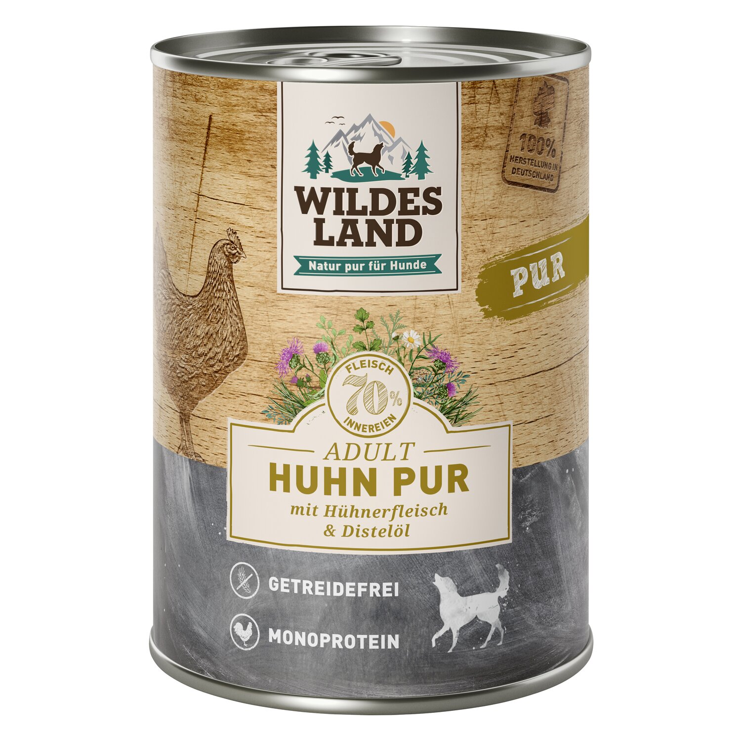 WILDES LAND Nassfutter PUR Adult  - Wild