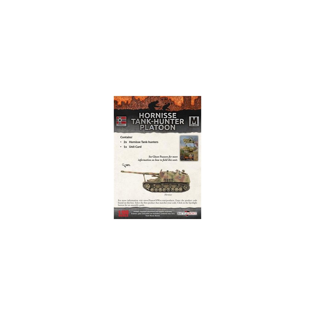 Flames of War - Hornisse Tank Hunter Platoon