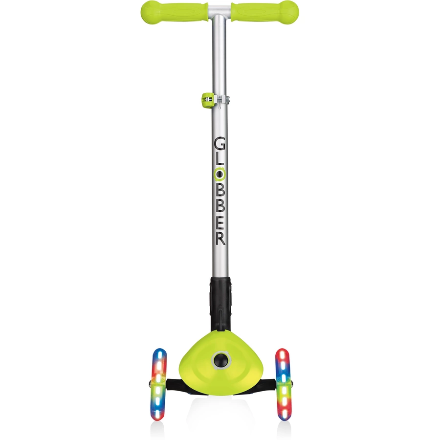 Globber Scooter Primo Foldable mit Leuchtrollen, grün