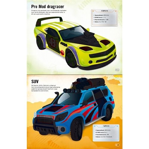 Uitgeverij usborne stickerboek bouw je eigen auto's