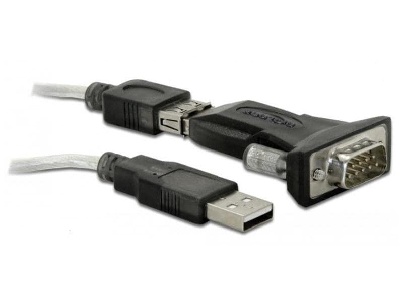 Delock Schnittstellenkabel USB 61425 RS232 Adapterstecker USB auf RS-232