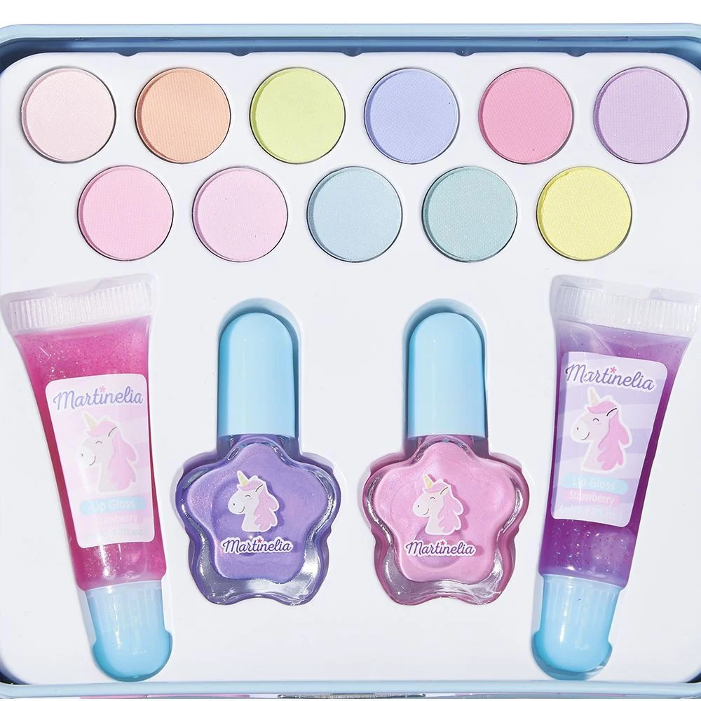 Mallette à maquillage Martinelia Little Unicorn 16 pièces