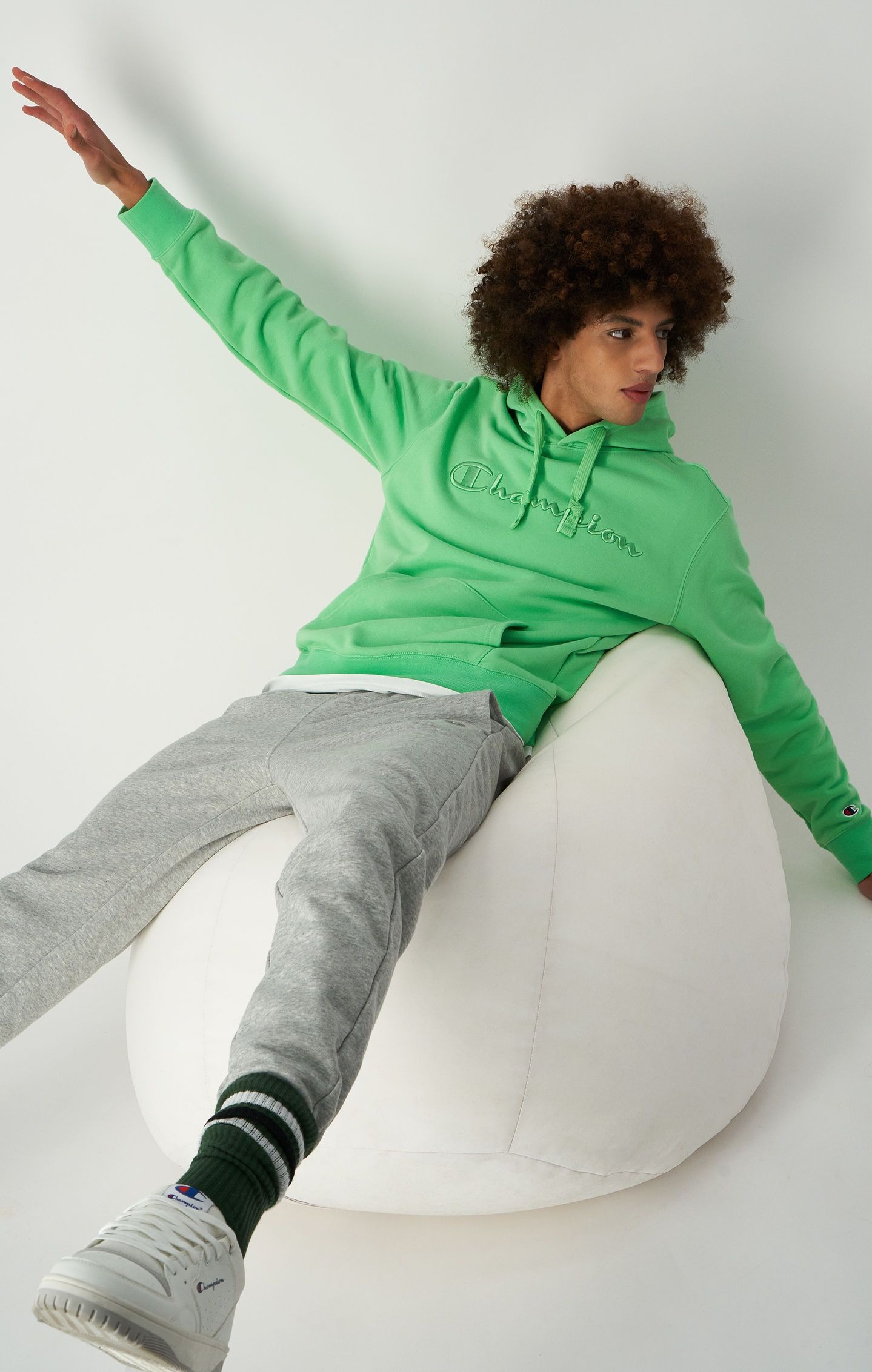 Rochester Hooded Sweatshirt Herre Spring Boquet