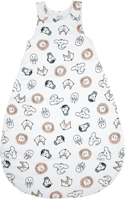 Meyco Baby Animal baby slaapzak rond tweedelig - multicolour - 74/80 - 2.5 TOG