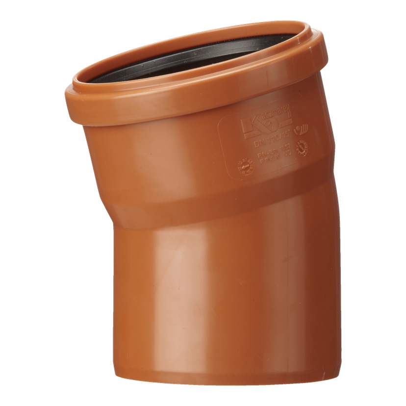Bøy 110 mm 15°