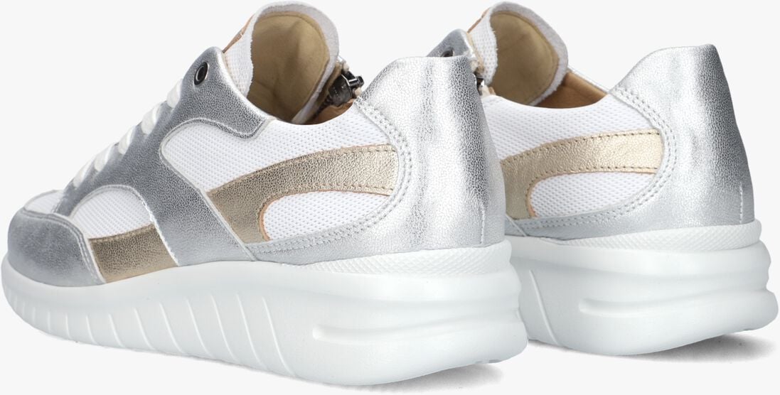witte hartjes lage sneakers wave