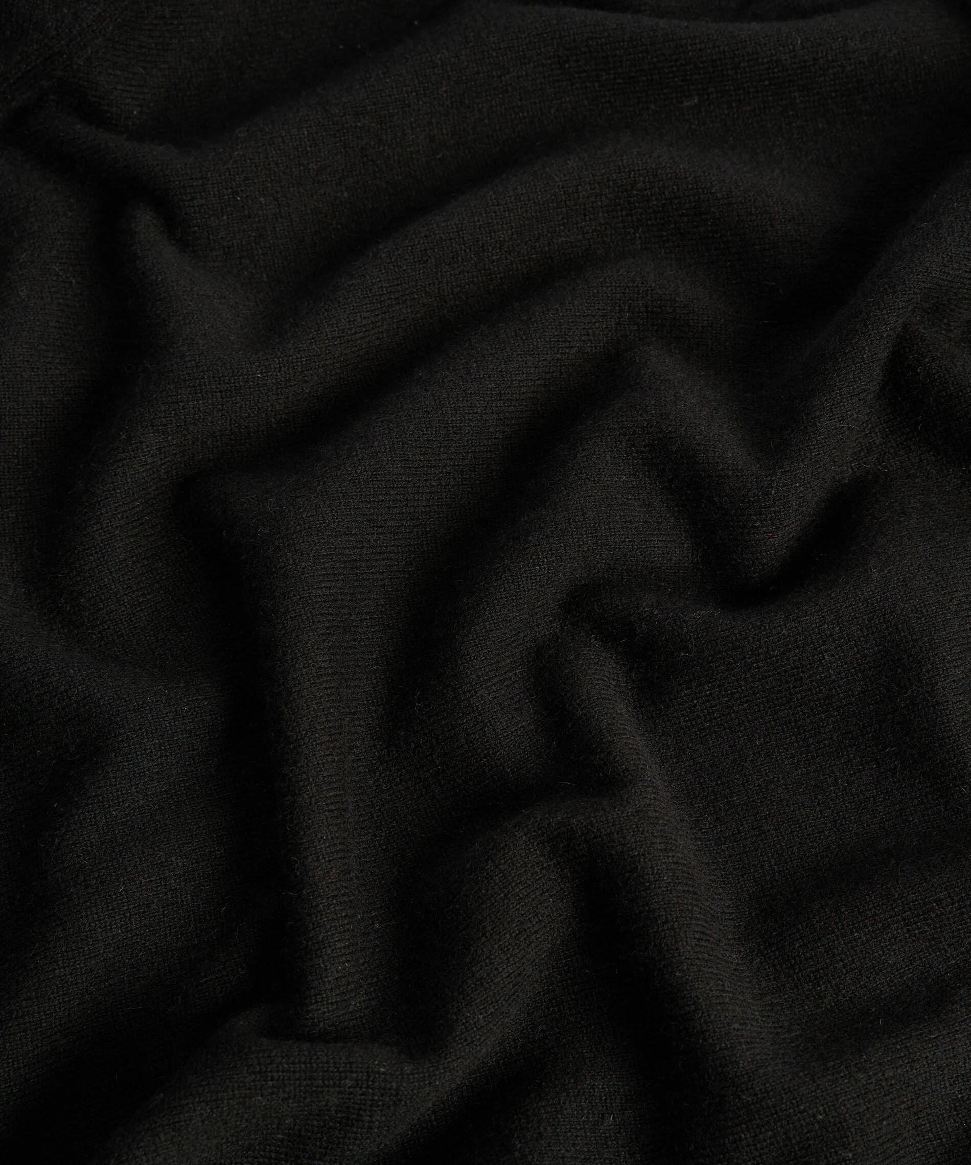 Pull col roulé en cachemire | Noir