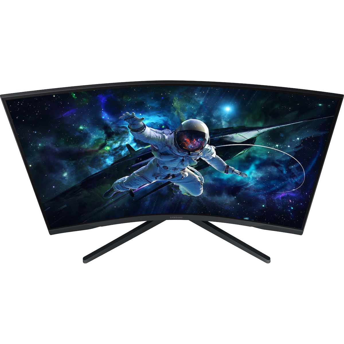 Samsung Odyssey G55C LS32CG552EUXEN 32” buet VA gamingskjerm