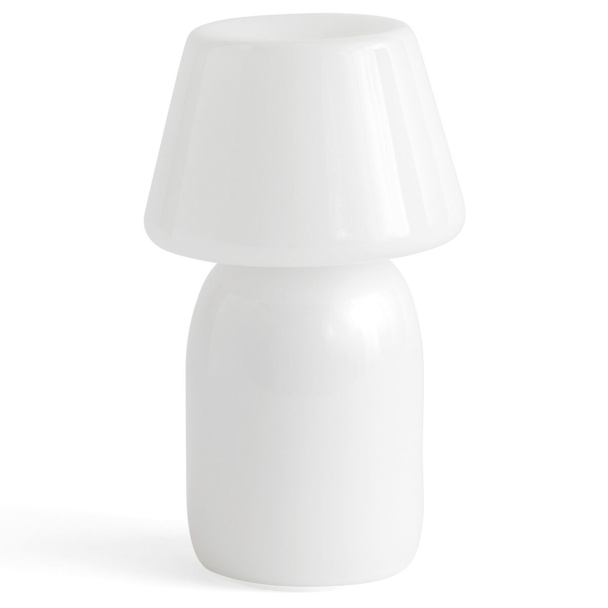 Apollo Portable bordlampe, white glass