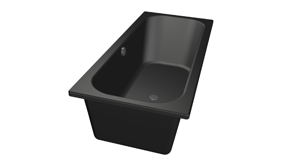 Xenz Aruba ligbad 170x75x45cm ebony