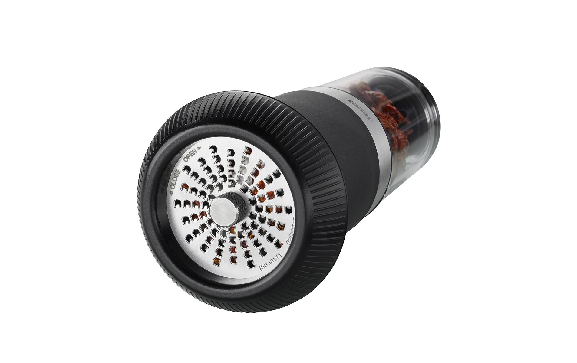 Chilischneider X-Plosion 15 cm, Schwarz/SilberGewürzmühle für Chili