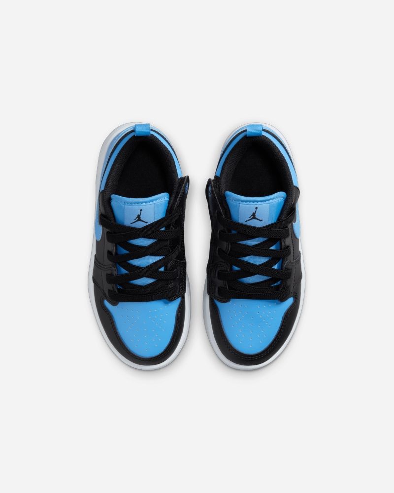 Chaussures Nike Air Jordan 1 Low Noir & Bleu pour enfant