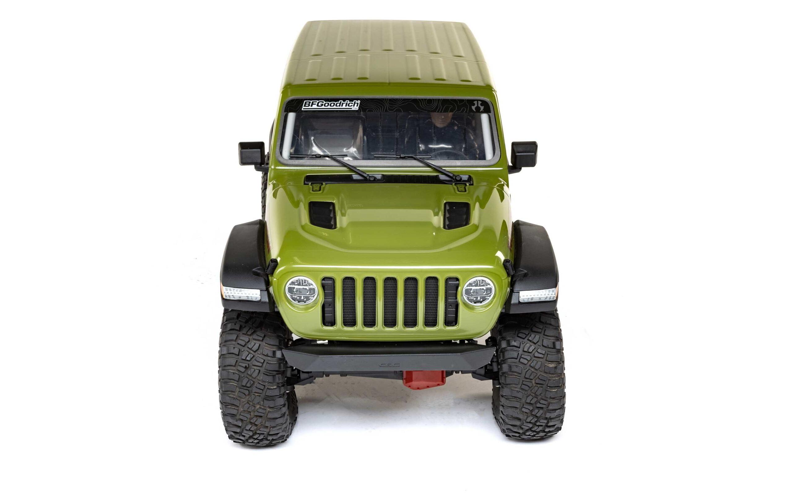 Scale Crawler SCX6 Jeep Wrangler Rubicon JLU, Grün 1:6, ARTR<br>Grosser Rock Crawler mit leistungsstarken Spektrum Komponenten