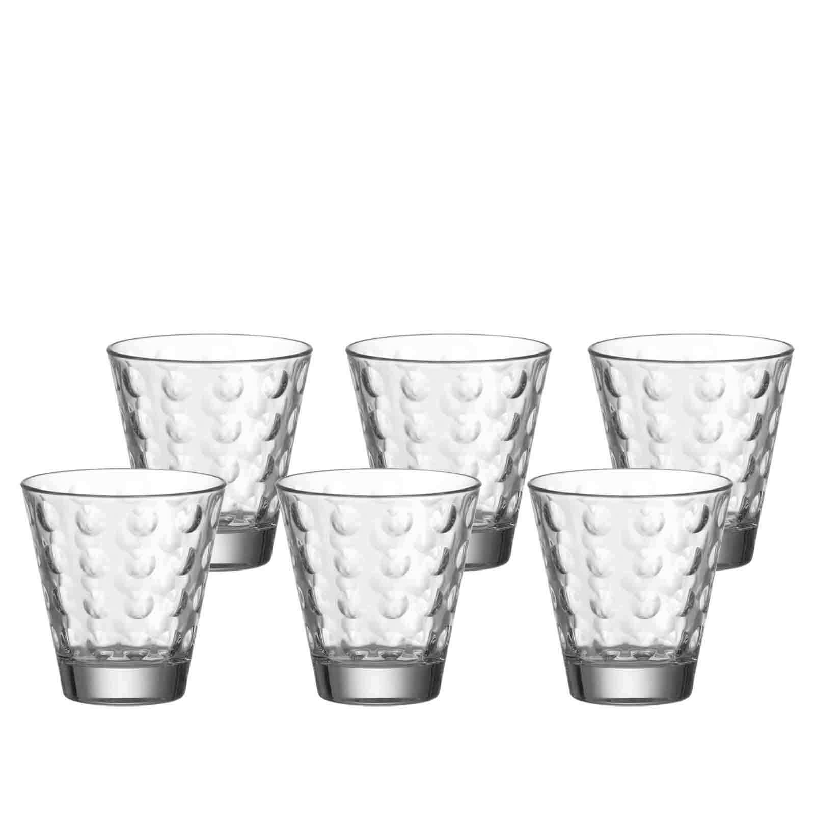 Leonardo Trinkgläser Optic 215 ml 6er Set