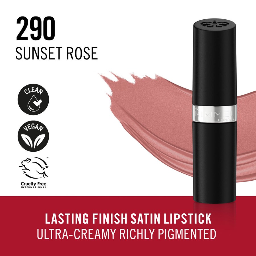 Rimmel London Lasting Finish Lipstick Sunset Rose 4g