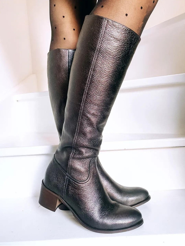 Aliwell - Bottes SAMBO Metal Bleu Gris