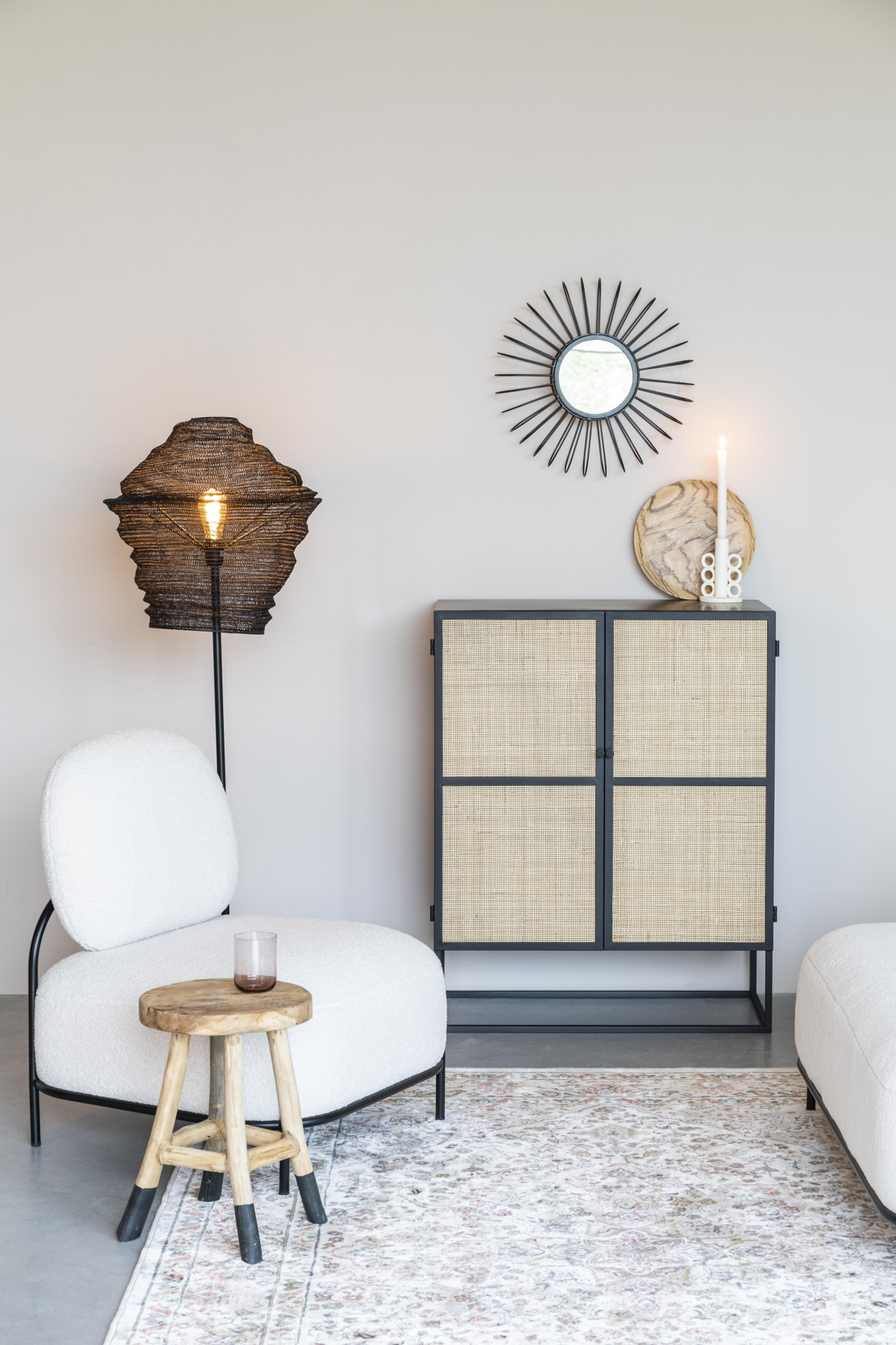 Rein Living wandkast Guuji laag 2 deuren