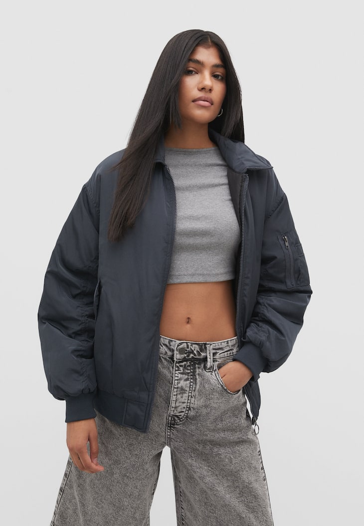 Jaqueta bomber básica