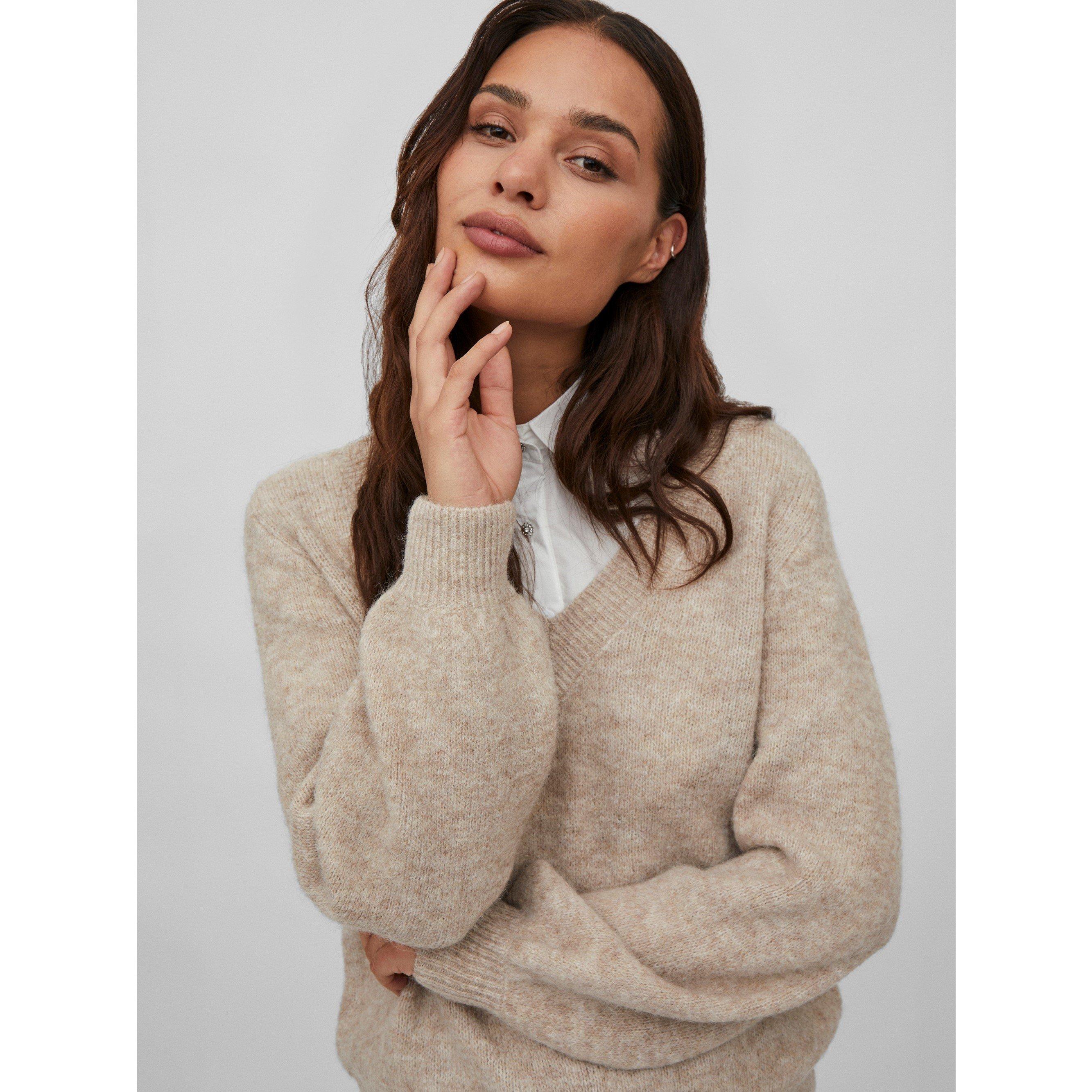 Vila Jamina V Neck Jumper