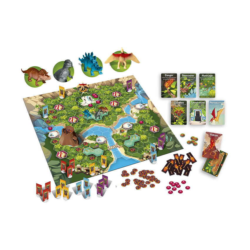 Jeu de société La Vallée des Dinosaures