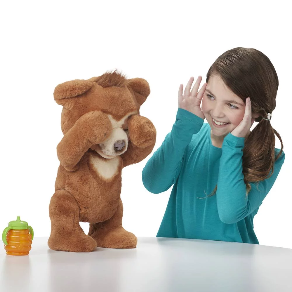 FURREAL - PELUCHE CUBBY, L'OURS CURIEUX