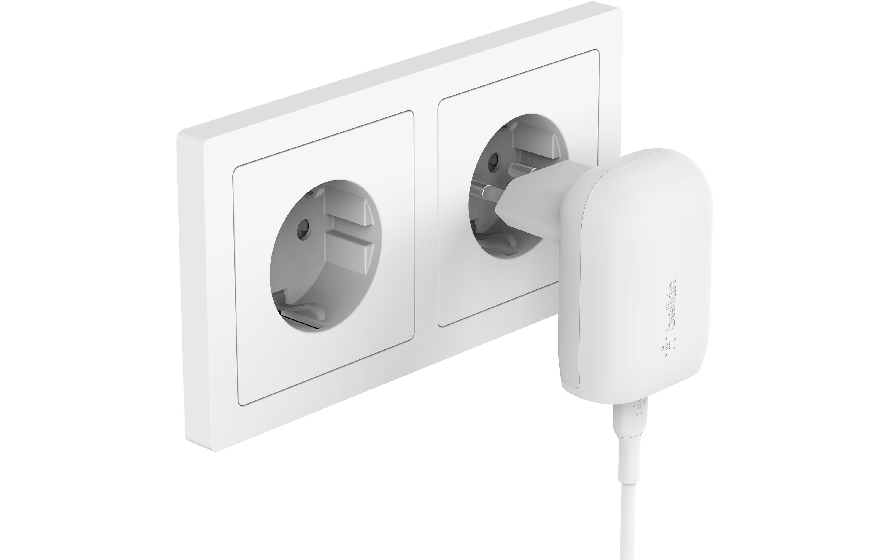 USB-Wandladegerät Boost Charge USB-C-USB-C PD & PPS 30WSchnellladefähiges USB-C Ladegerät inklusive USB-C auf USB-C-Kabel