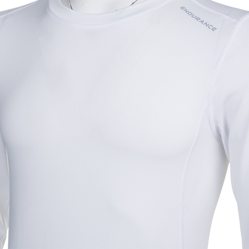 Endurance Power Langærmet Baselayer hvid