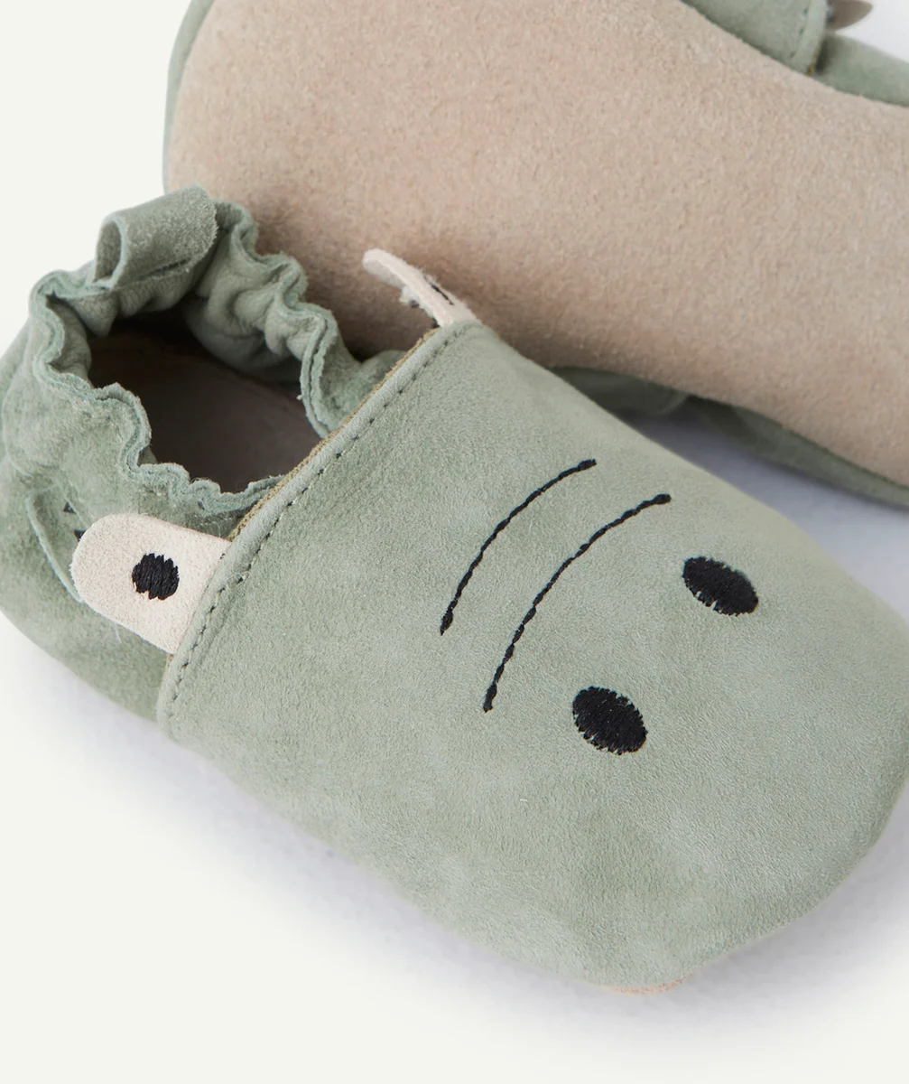 CHAUSSONS BÉBÉ GARÇON ANIMATION CROCODILE