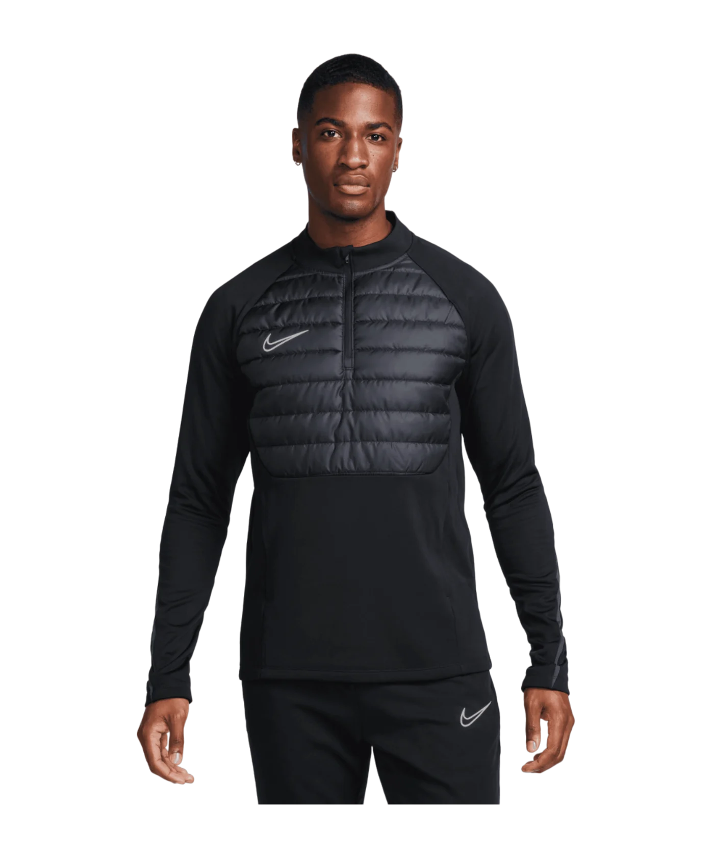 Nike Therma-Fit Academy Winter Warrior HalfZip Sweatshirt Schwarz Grau F010