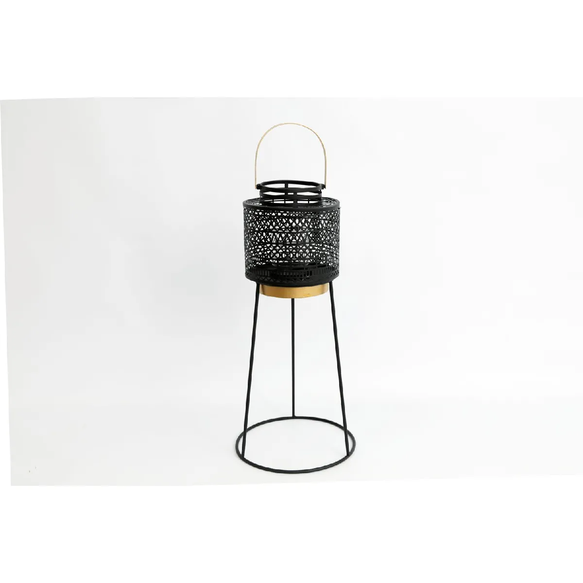 Heart Of The Home L3C Lanterne Sur Pieds Oikio Noir