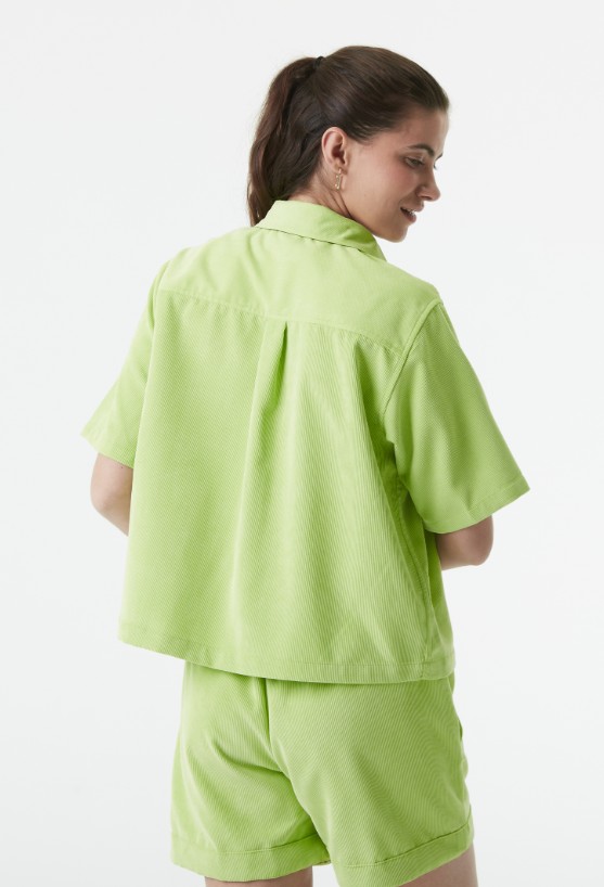 Picture Sesia Cord Shirt Sap Green