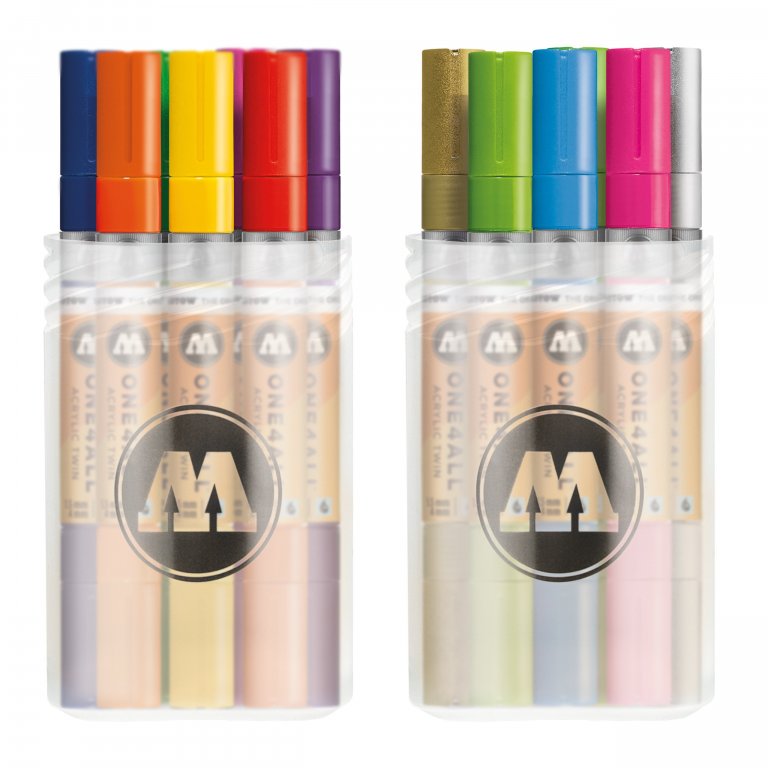 Molotow Lackmarker One4all Acryl Twin, 12er-Set