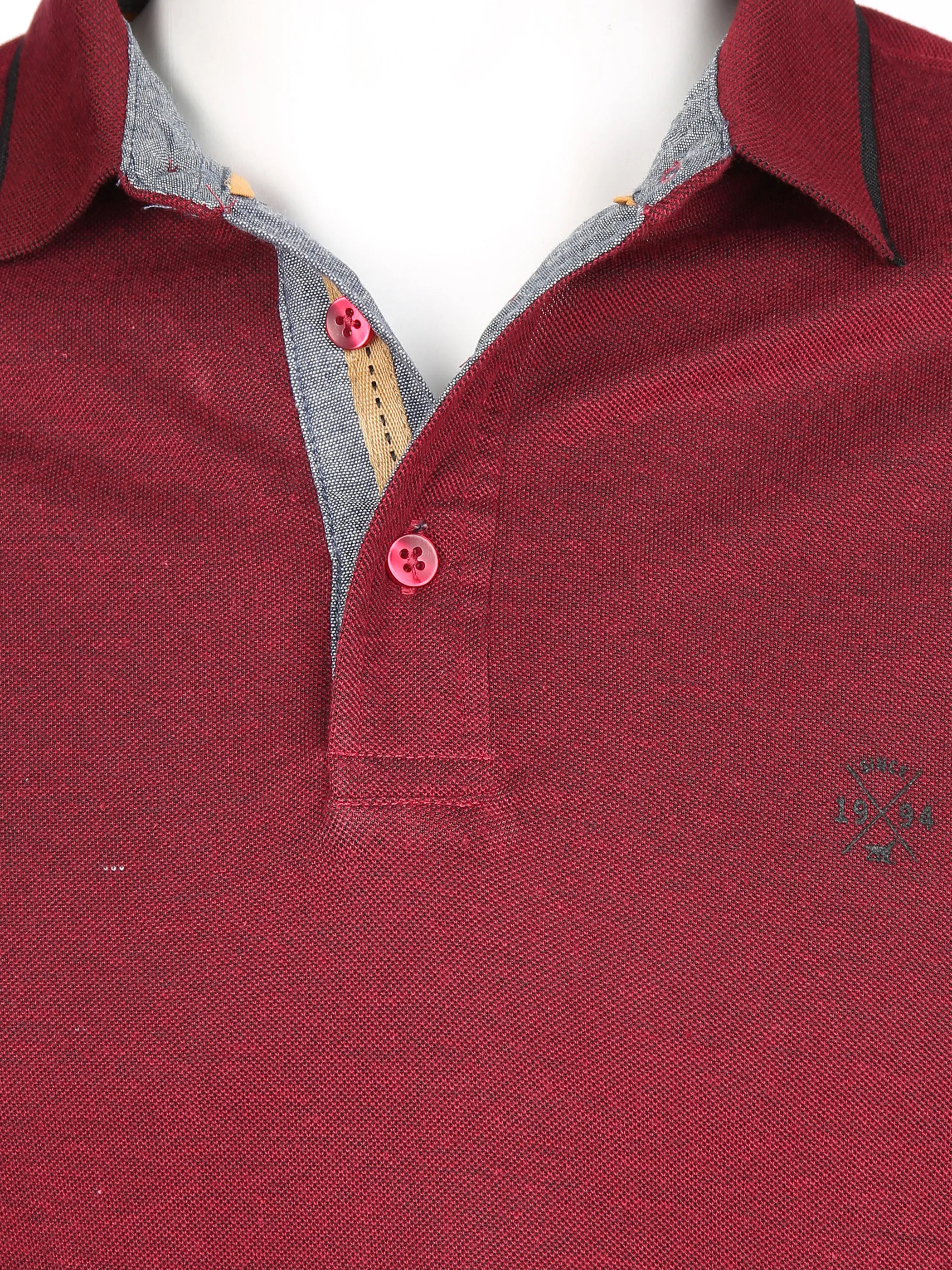 Herren Poloshirt mit langem Arm