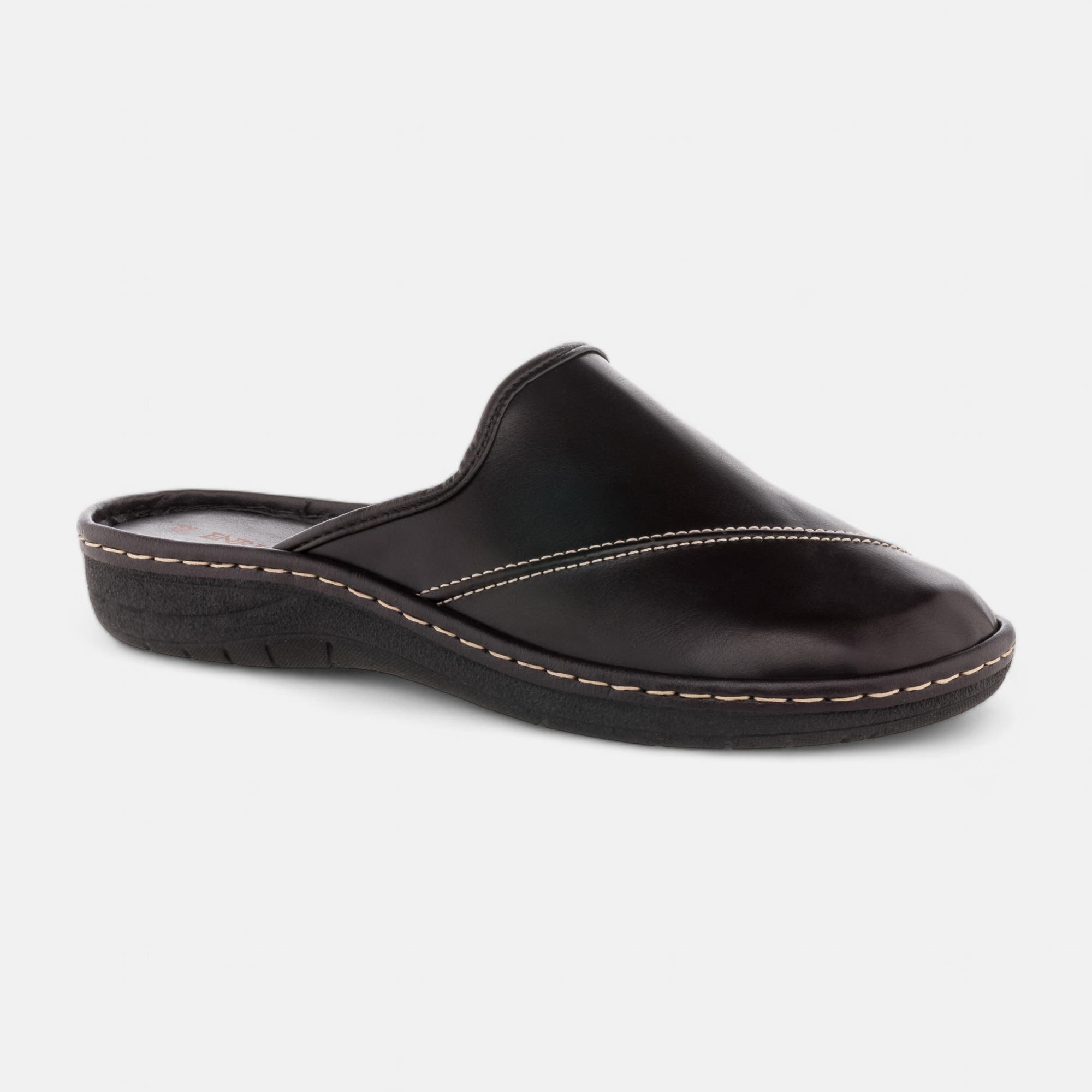Pantoufles mules Homme marron