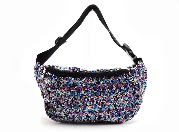 Pieces ville accessoires pcstephania sequins bumbag fc bleu