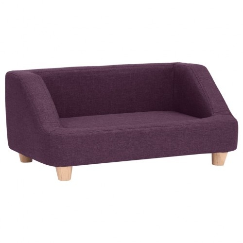 sofá roxo confortável para cachorro