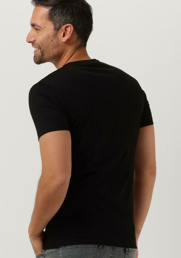 CALVIN KLEIN zwarte calvin klein t-shirt micro monolgo tee