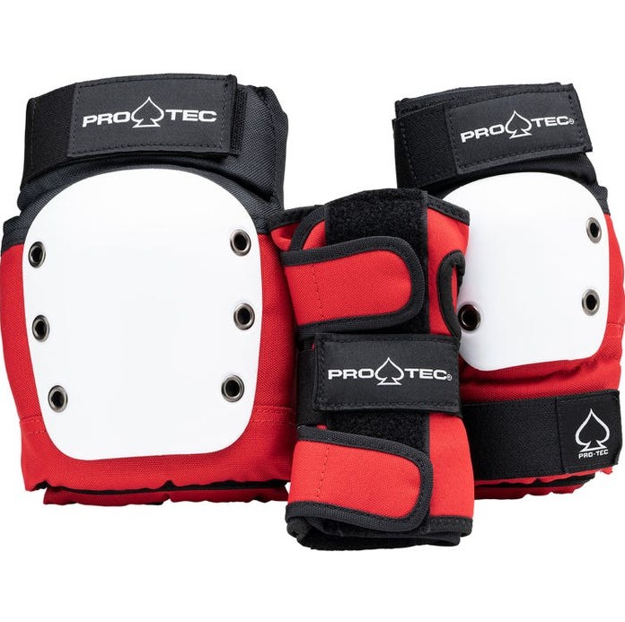 Pro-Tec Street Gear Junior 3 Pack Red / White