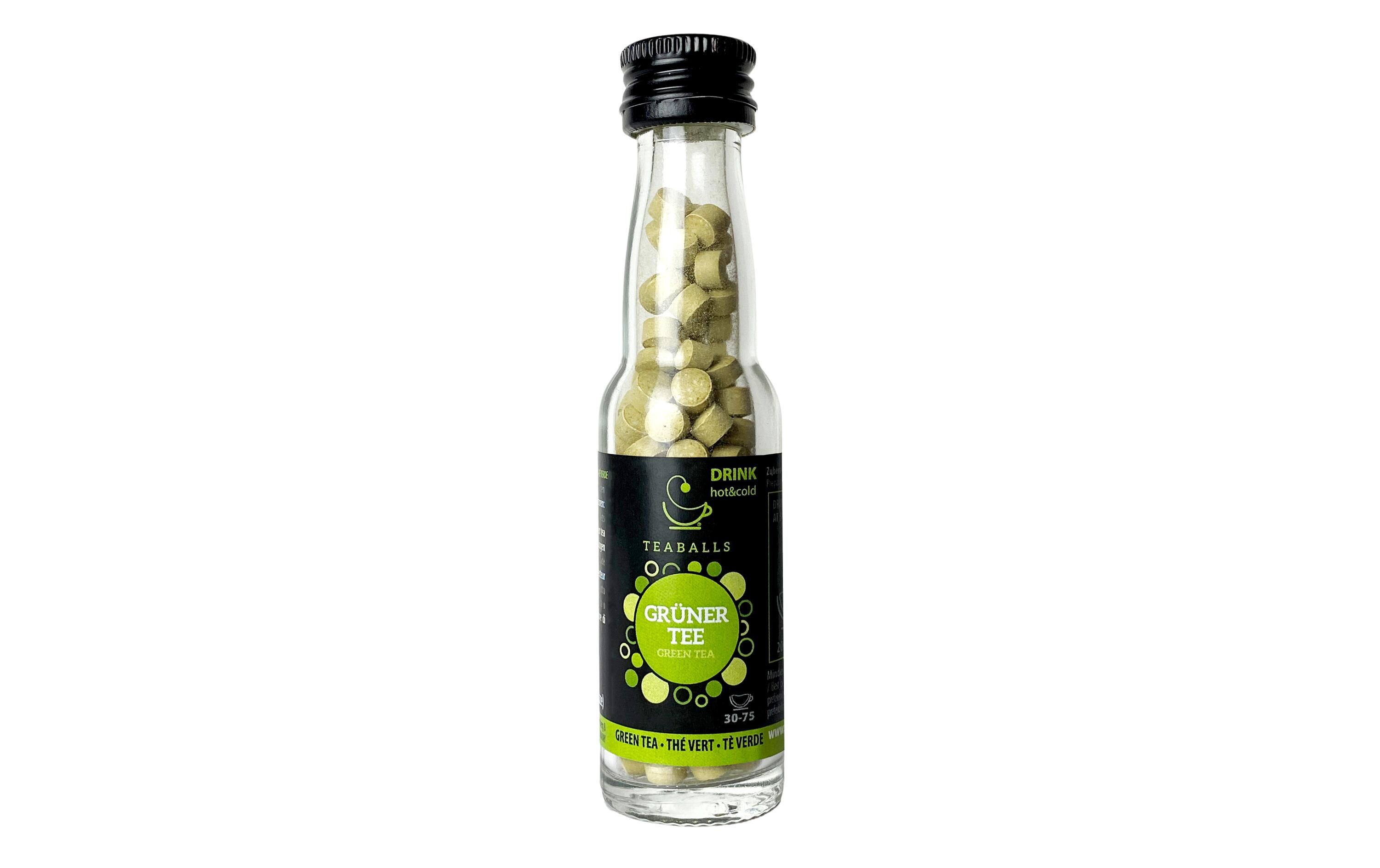 Teaballs grüner Tee Black Selection 30-75 TassenPraktische Portionen zur Aromatisierung von Wasser