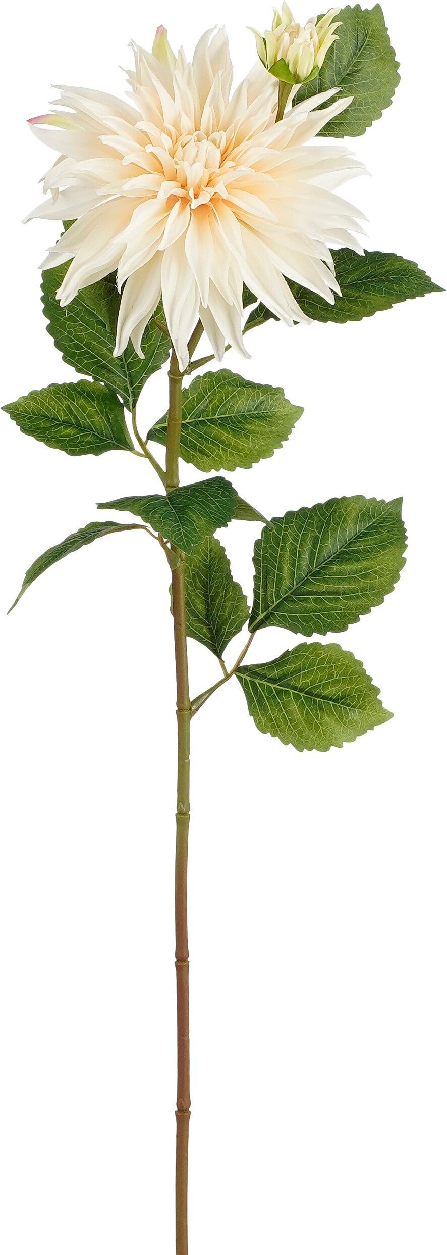 Mica Decorations kunstbloem Dahlia crème L 74 cm