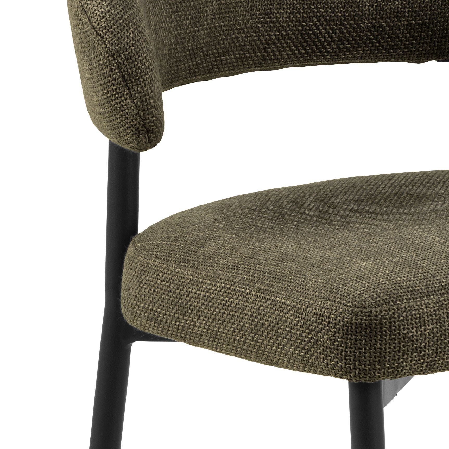 LAIRA Stuhl - Grün / B: 56.0 cm x T: 55.0 cm x H: 77.0 cm