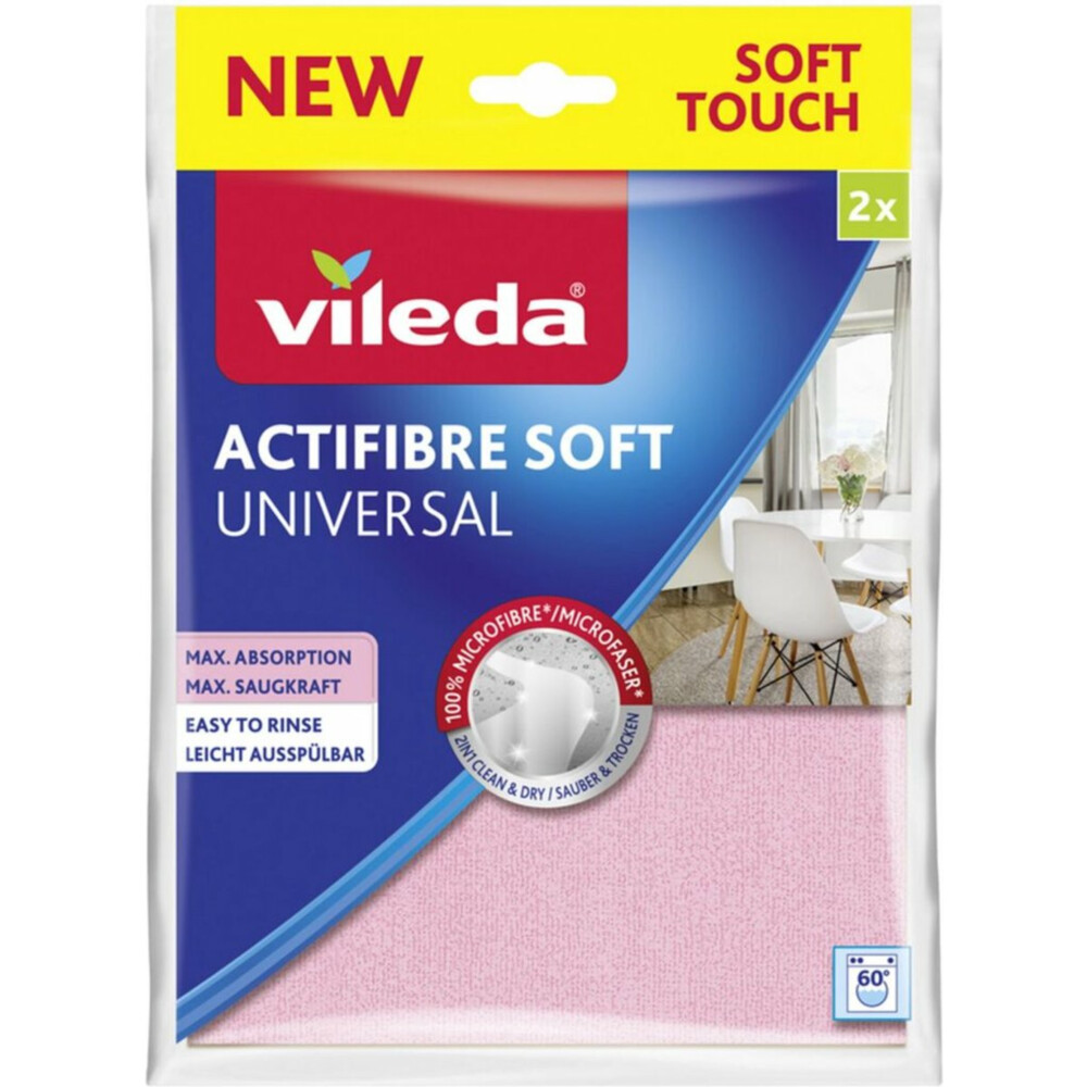 Vileda Doek Actifibre Soft Doek2 stuks